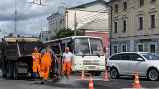 Во Владимире приводят в порядок улицы Гагарина и Ильича после разрытий