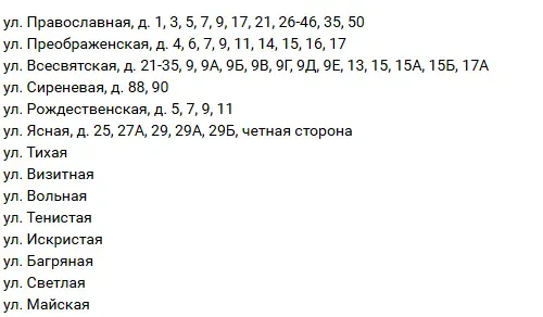 В микрорайоне Юрьевец временно отключат газ на нескольких улицах