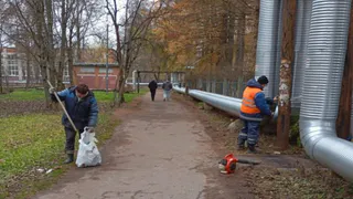 Во Владимире бригады ЦУГД очистили улицы от мусора и незаконной рекламы