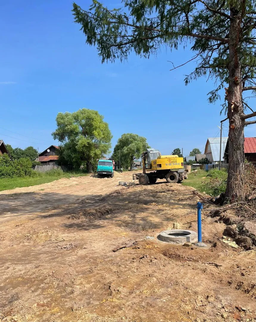 В Гусь-Хрустальном районе строят новую дорогу