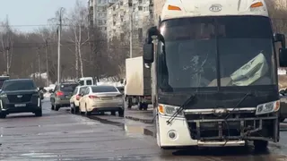 Во Владимире продолжают эвакуировать фуры, которые мешают водителям