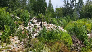 В Лакинске недалеко от улицы Набережной образовалась свалка на 300 квадратных метрах
