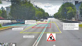 Во Владимире оградят участок проезжей части на улице Горького