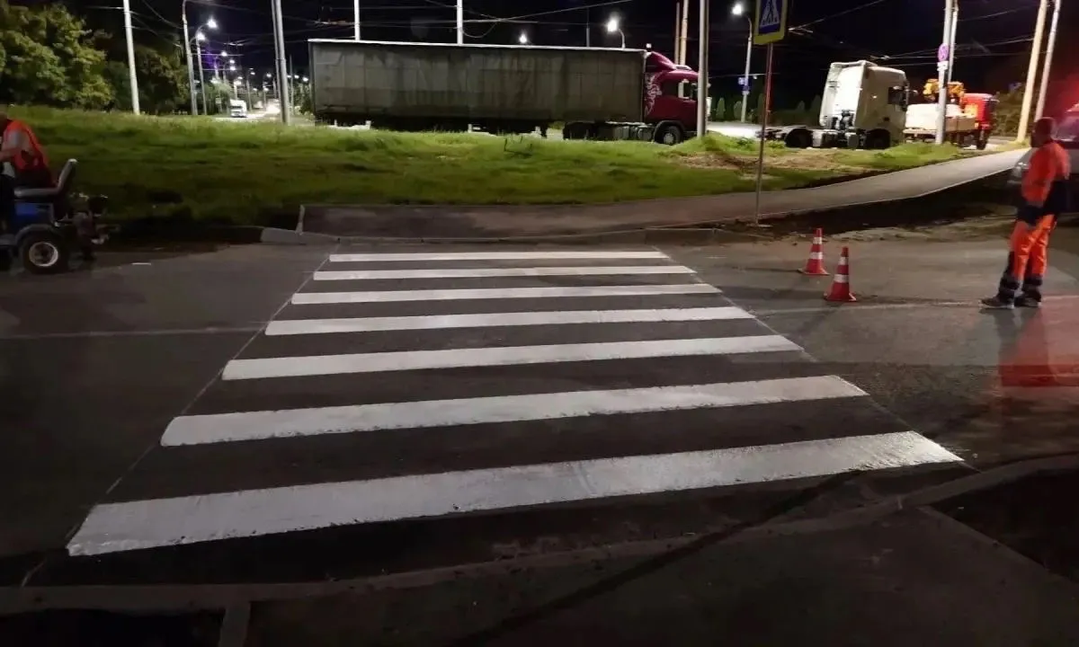 Во Владимире добились обустройства тротуара и пешеходного перехода на опасном участке 