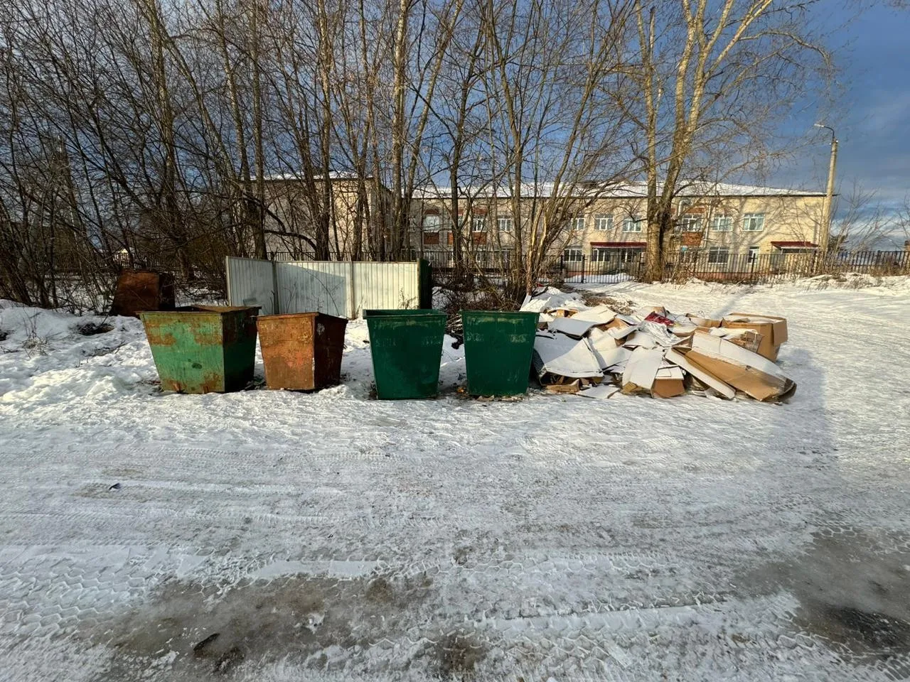 В Красной Горбатке выявили нарушения в обустройстве площадок для мусора