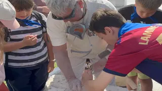 Во Владимире продолжается фестиваль скульптуры с мастер-классами для школьников