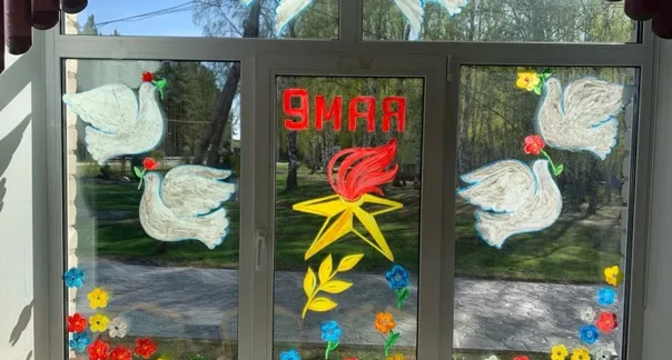 Во Владимирской области проходит акция "Окна Победы"