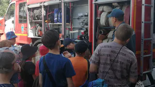 В социальном центре Вязников детей познакомили с профессией пожарного
