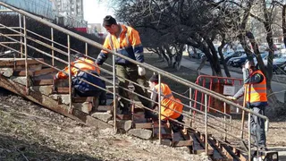Во Владимире третий год продолжается масштабный ремонт городских лестниц