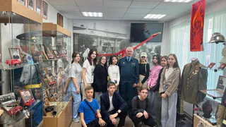 В пожарной части Кольчугино прошёл день открытых дверей для школьников