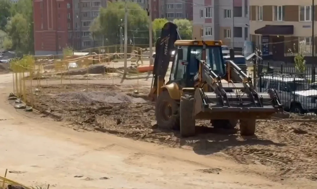 Во Владимире дорожники завершают переустройство водопровода на новой магистрали