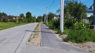 В трех селах области появились новые тротуары