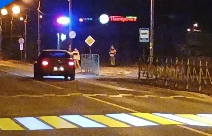 Во Владимирской области назвали места установки проекционных зебр
