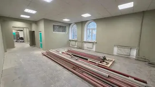 В школе № 7 Кольчугинского округа идёт капремонт: готовы кровля, окна и отопление