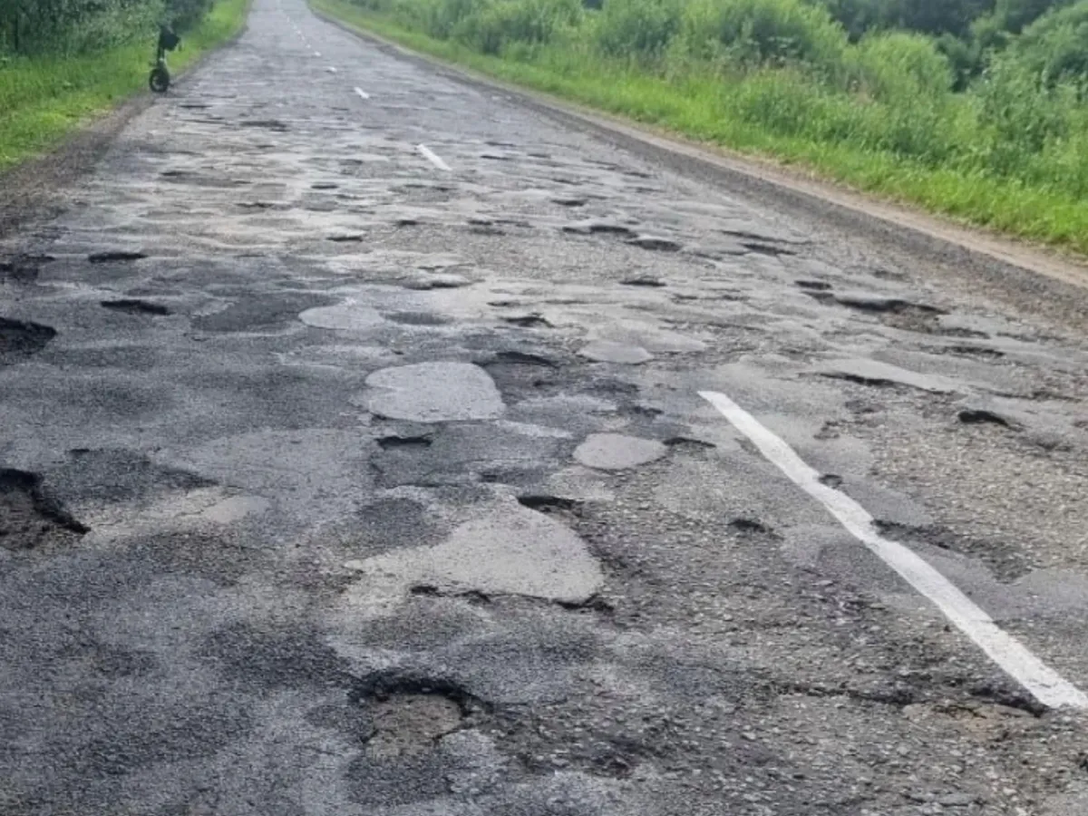 Владимирцы обеспокоены опасной дорогой, симулирующей лунную поверхность