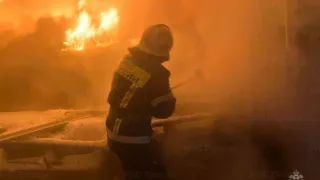В Лакинске сгорел жилой дом