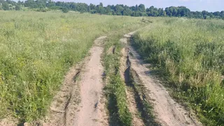 В Кольчугине дорога, связывающая деревню с трассой, была абсолютно непроезжей