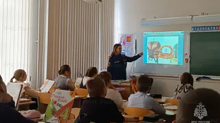 Сотрудники МЧС Владимирской области провели серию открытых уроков безопасности для детей