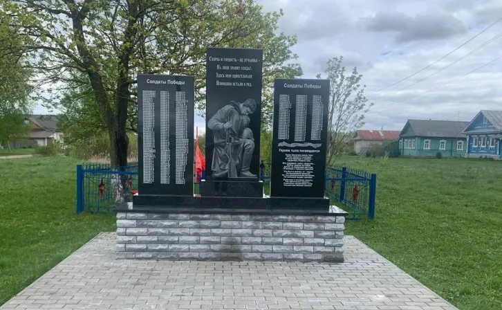 В Меленковском районе отремонтировали памятники героям Великой Отечественной войны