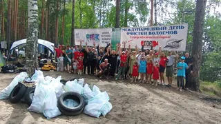 Дайверы-волонтеры очистили дно Улыбышевских карьеров от мусора