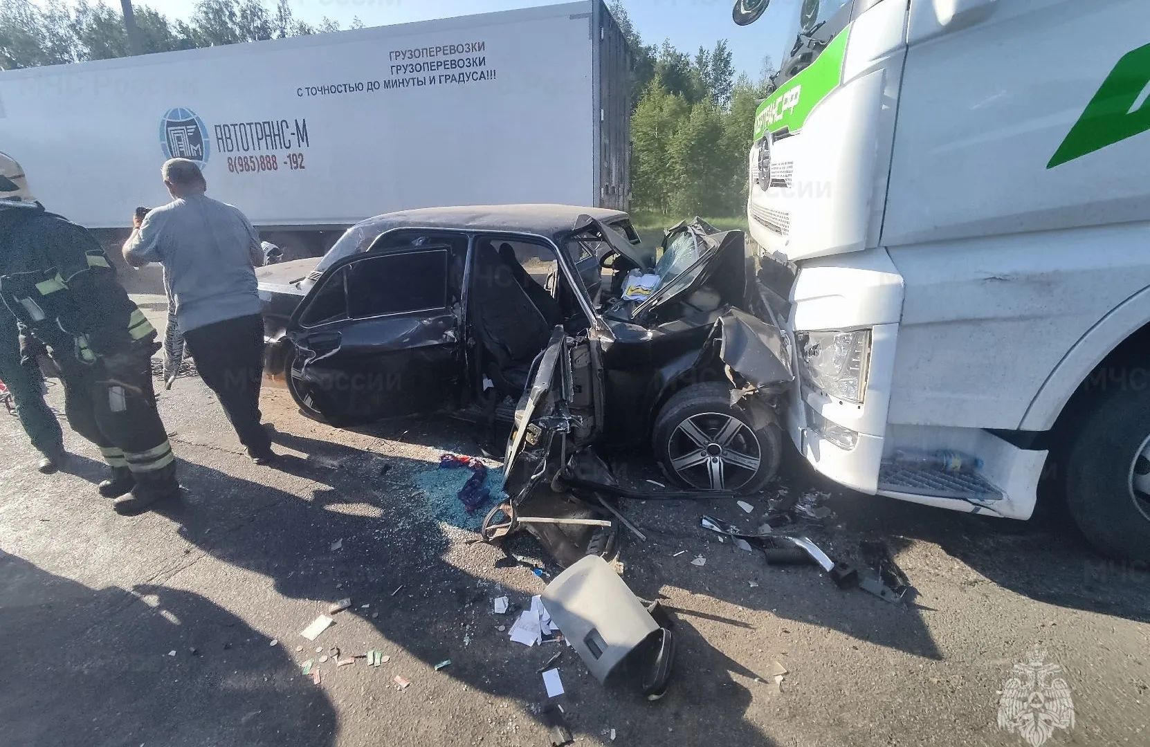 На Южной объездной лоб в лоб столкнулись авто