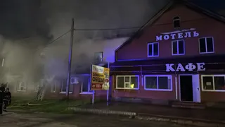 В Лакинске произошел пожар в кафе