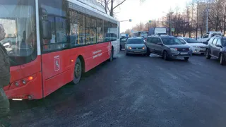 Во Владимире водитель легковушки устроил ДТП с автобусом