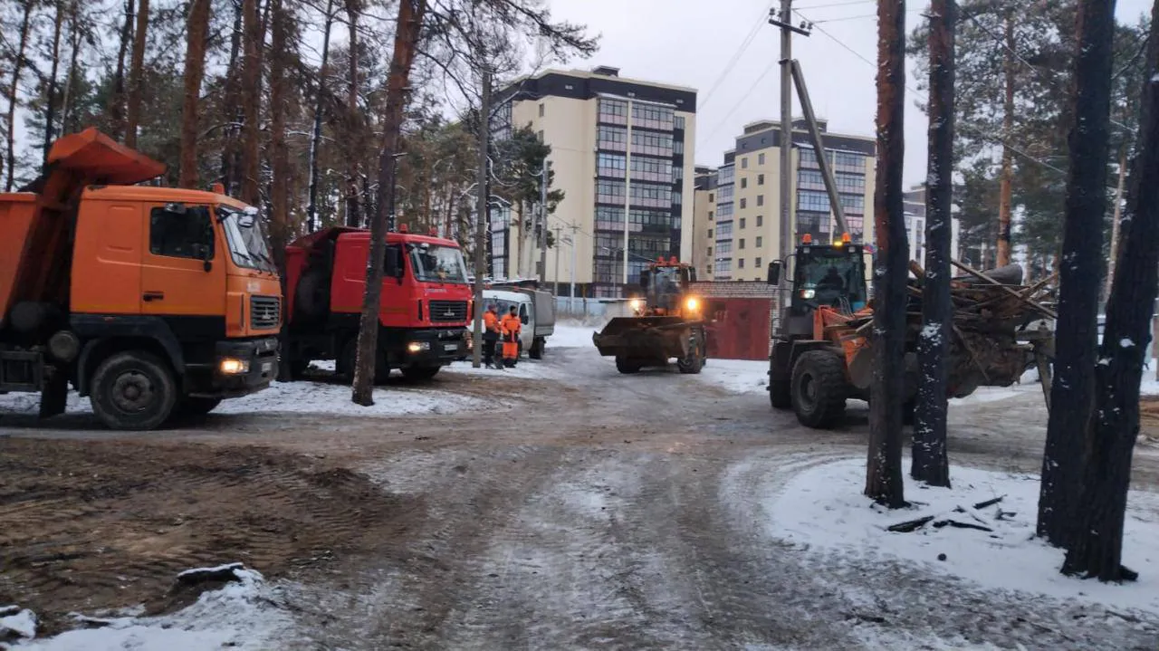 Во Владимире все еще идут работы по устранению последствий пожара, случившегося в конце сентября