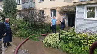 В посёлке Владимирской области затопило несколько жилых домов