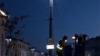 Во Владимире продолжаются работы по восстановлению и обслуживанию уличного освещения