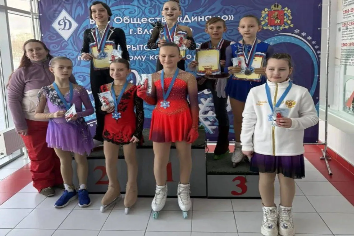 Во Владимире определили победителей турнира по фигурному катанию «Льдинка»