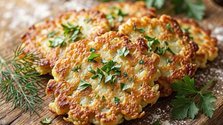 Картофельные лепешки с зеленью, которые исчезают со сковороды быстрее, чем успевают остыть